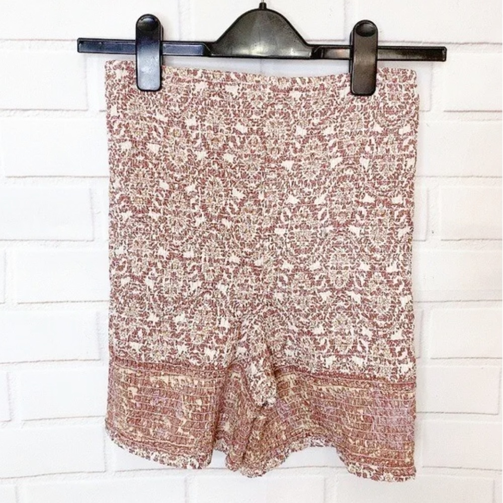 Free People Good As Gold Tassel Tunic Halter Set Brown L - Picture 5 of 6
